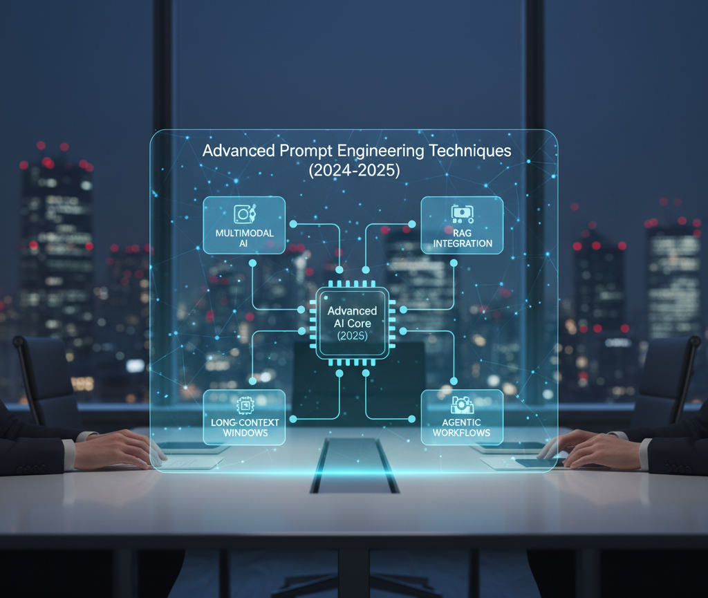 Advanced prompt engineering techniques with multimodal AI and RAG integration.